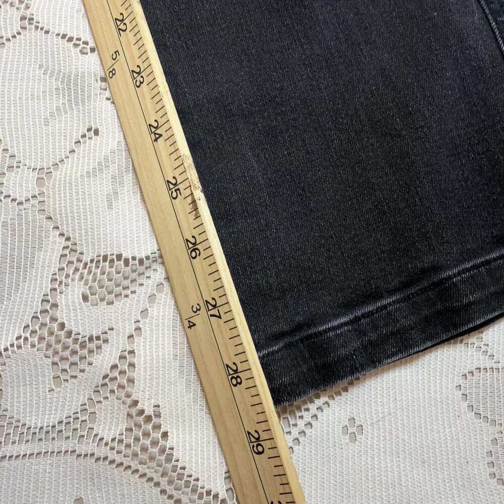 SPANX Ankle Straight Leg Jeans Black Pull On Tall Size M Small 20355T W30”/L29” - Picture 4 of 10